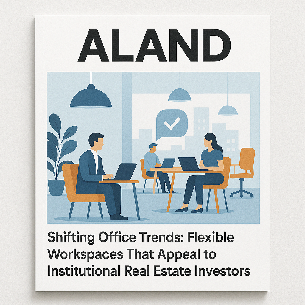  ALAND Magazine Cover - Flexible Workspaces and Institutional Real Estate Investment
